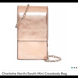 French Connection Rose Gold Cross Body Bag